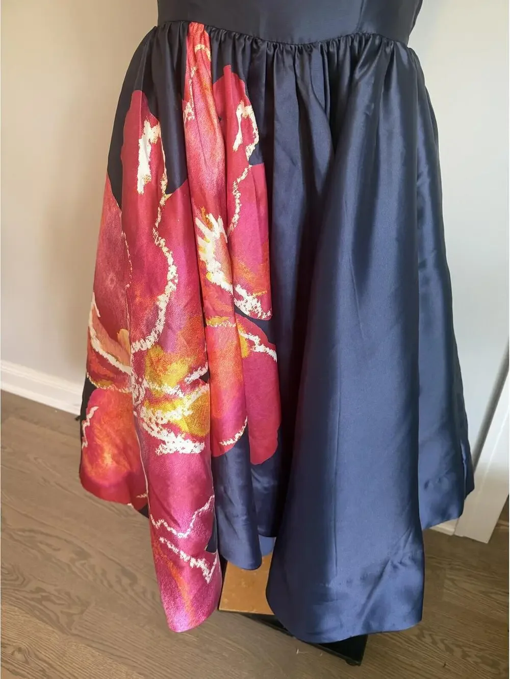 Hutch Shyloh Floral Mikado High Low Gown - Picture 7 of 16